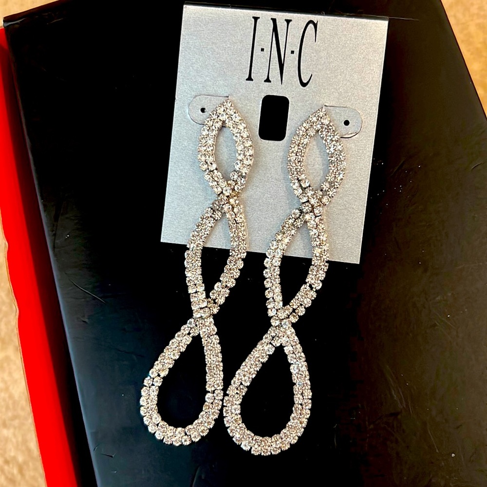 Brand New Infinity drop earrings by INC